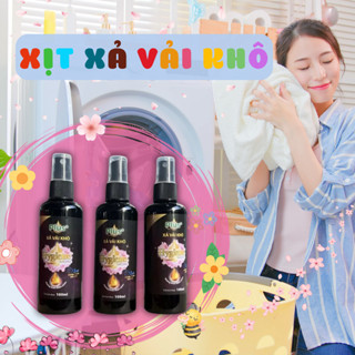  Chai Nước Xả Vải Khô Hygiene Sacom Plus+ Giữ Hương Thơm Lâu Trên Quần Áo Vải Chai 100mL Xịt Xả Vải Khô Thơm Lâu 