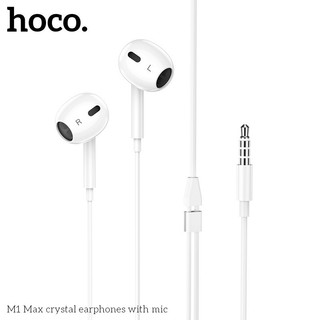  Tai nghe dây Hoco M1 chuẩn giao tiếp Jack 3.5mm độ trung thực của âm thanh cực tốt dài 1.2m. 