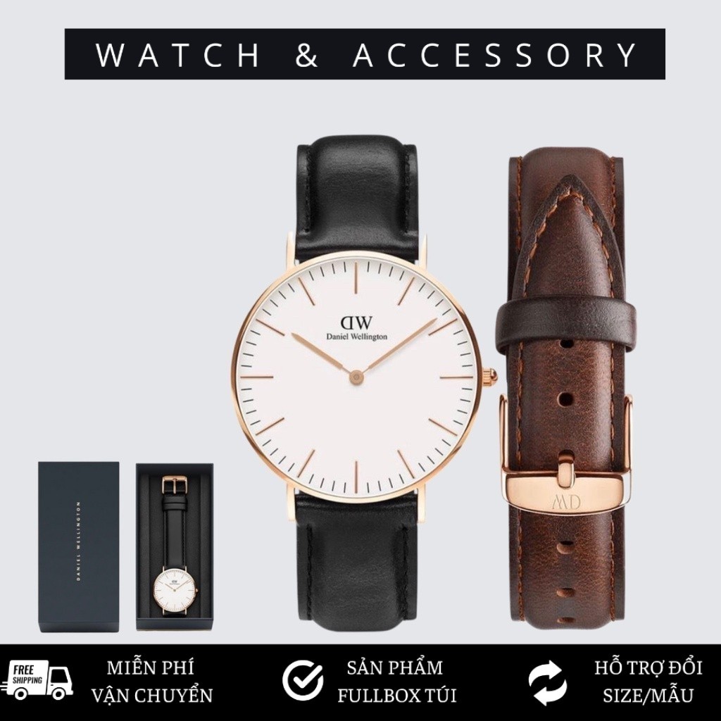 Đồng Hồ Nam Nữ Daniel Welington Classic Sheffield Rose Gold White 36mm & 40mm D_W Chính Hãng - WATCH & ACCESSORY CO .