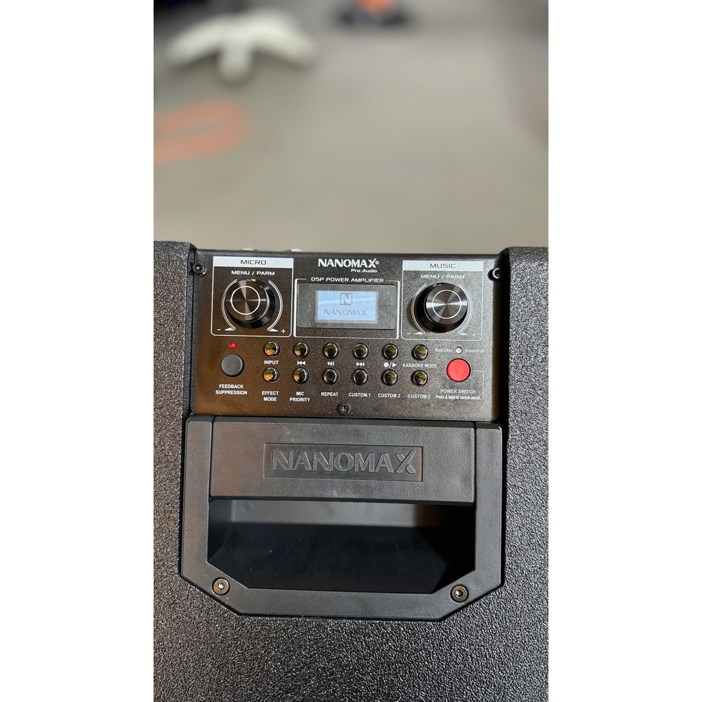 [HCM] Loa Kéo Xách Tay Công Suất Lớn Nanomax S03 – Bass Nén 30cm 1100W -Audio chính hạng