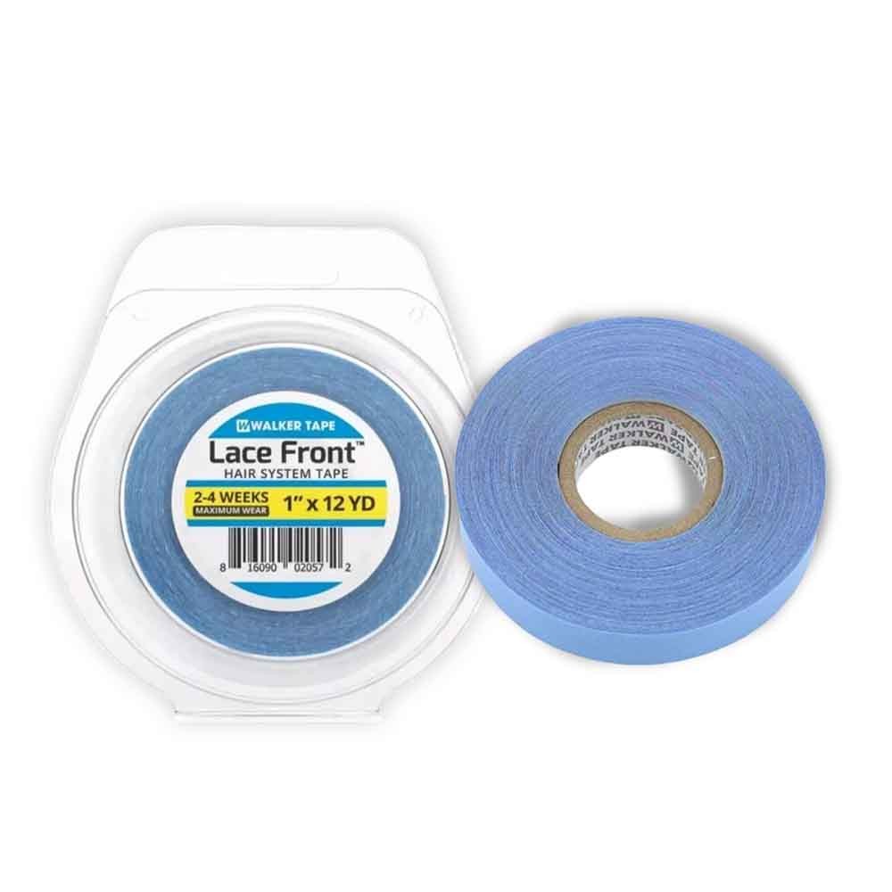 12 Yards Strong Lace Front Walker Tape Blue Color Hair Extension Walker Tape For Wig Toupee Hair System Tape