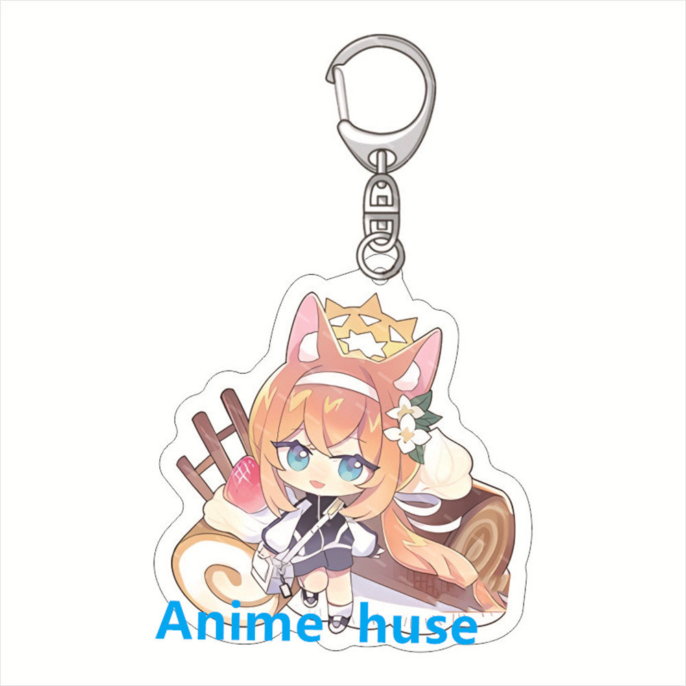 Móc Khoá, Mô Hình Standee Anime Blue Archive Kuda Izuna Shirasu Azusa Trang Trí Bàn Học