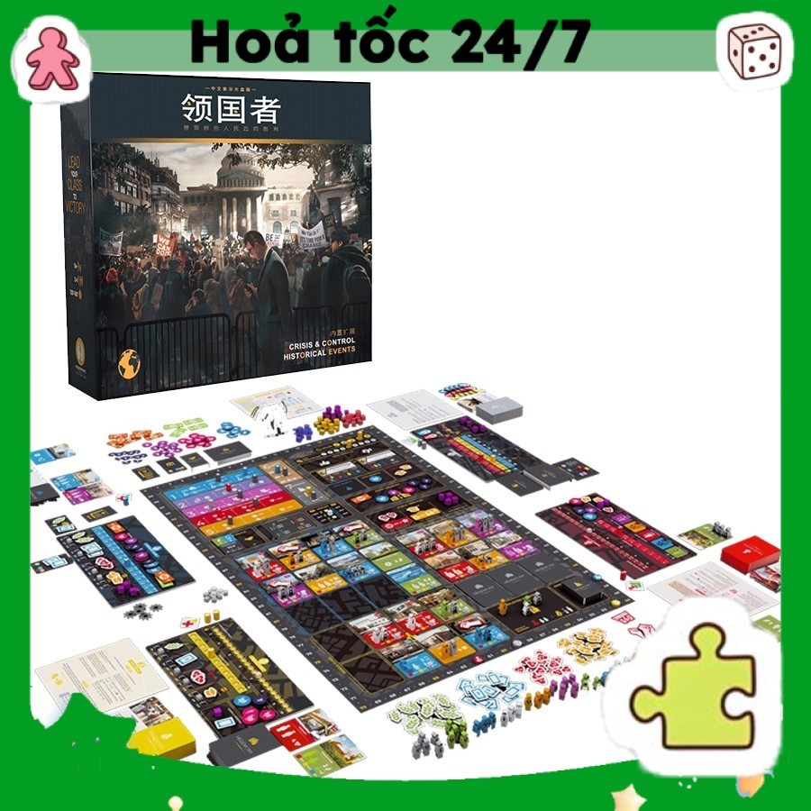 Top Boardgame Hegemony + 2 bản mở rộng full expansion Cuộc chiến giai cấp Tigar Trò chơi trí tuệ