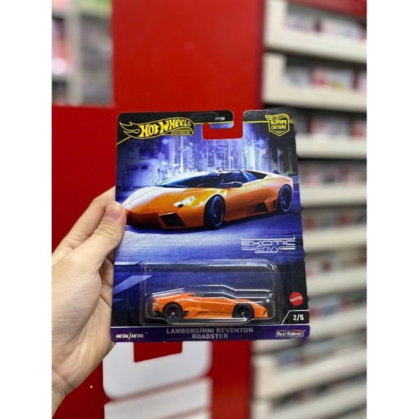 Xe mô hình HKC76 Hot Wheels Car Culture Exotic Envy Lamborghini Leventon Roadster