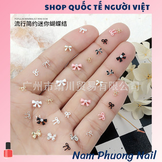 Túi 10 charm nơ mini đủ kiểu hình dạng xinh xắn