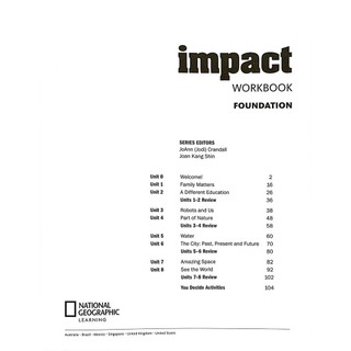 Impact British English Foundation: Workbook
