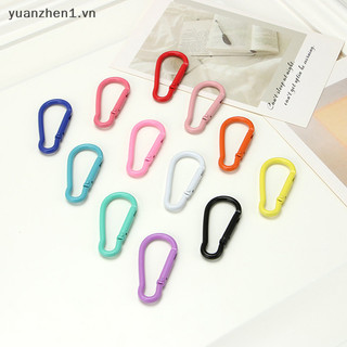 Zhen 5 Chiếc Leo Núi Khóa Lò Xo Vòng Hợp Kim Mở Móc Khóa Dây Đeo Phần Mặt Dây Chuyền Khóa Chụp Khóa Móc Kích Hoạt VN