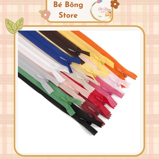 Dây kéo giọt nước, dây khóa giọt lệ nhiều màu các size 25cm/40cm/60cm