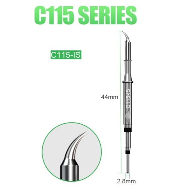 Mũi hàn C115 PPD WoNeNg Loại Cong