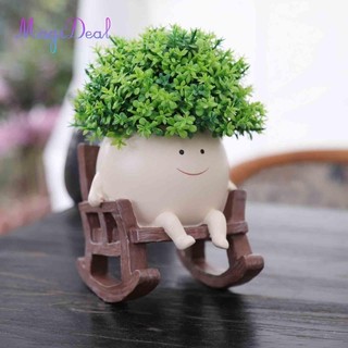 Đầu trồng nhựa bình hoa ban công kệ sân vườn ghế bập bênh chậu cây