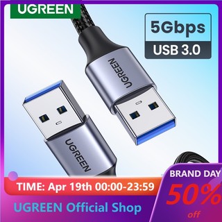 Cáp chuyển đổi USB A sang USB 3.0 UGREEN cho ổ cứng ngoài / DVD / tv / USB 3.0