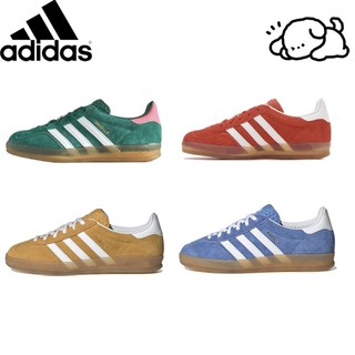 Adidas Origins Gazelle Da Trong Nhà Hợp Thời Trang Thường Ngày Chống Trơn Trượt Và Chống Mài Mòn Giày Đế Thấp