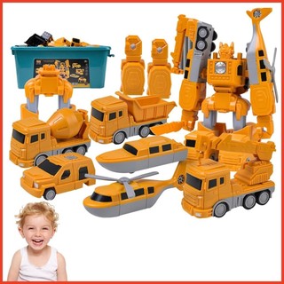 Robot nhân vật hành động kỹ thuật lắp ráp biến đổi robot xây dựng đồ chơi ô tô biến đổi xe robot đồ chơi cho greiwevn greiwevn