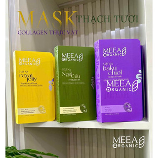  Mặt Nạ Mask Thạch Tươi Collagen Thực Vật Meea Organic 