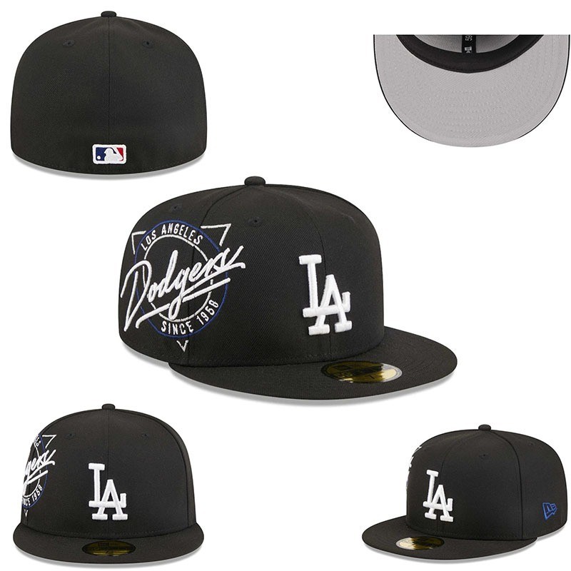 Mũ 59FIFTY MLB LA Dodgers, phù hợp nam nữ, chất lượng tốt
