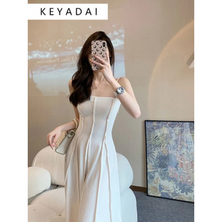 KEYADAI váy Đầm váy nữ body đầm thời trang Hàn Phong hàn quốc phổ biến WLQ24414SV 19Z240507