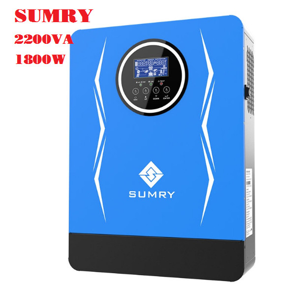 Biến tần năng lượng SUMRY Hybrid Inverter 1.8KW 12V AC220-240V 80A MPPT PV 55V-450V -  SP-1800W SUMR