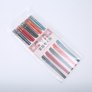 Set 5 Đôi Đũa Ăn Nhật Bản Sợi Thủy Tinh Chống Trượt Kháng Khuẩn siêu bền