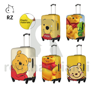 Nắp ngăn hành lý Winnies The Pooh co giãn, có thể giặt được, tay bảo vệ hành lý co giãn, nắp ngăn hành lý du lịch chống trầy xước (hành lý 18-32 inch)