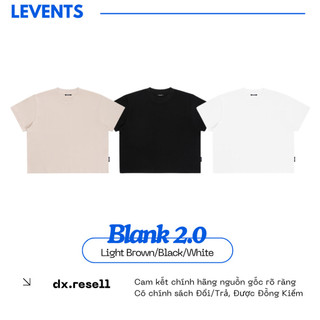 Áo thun levents blank boxy 2.0 tee
