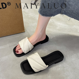 MAIYALUO dép sandal nữ dép đế cao Thoải Mái Xinh Xắn  Độc lạ Thời trang Đường may tỉ mỉ Đa năng FDL2440922 20Z240516