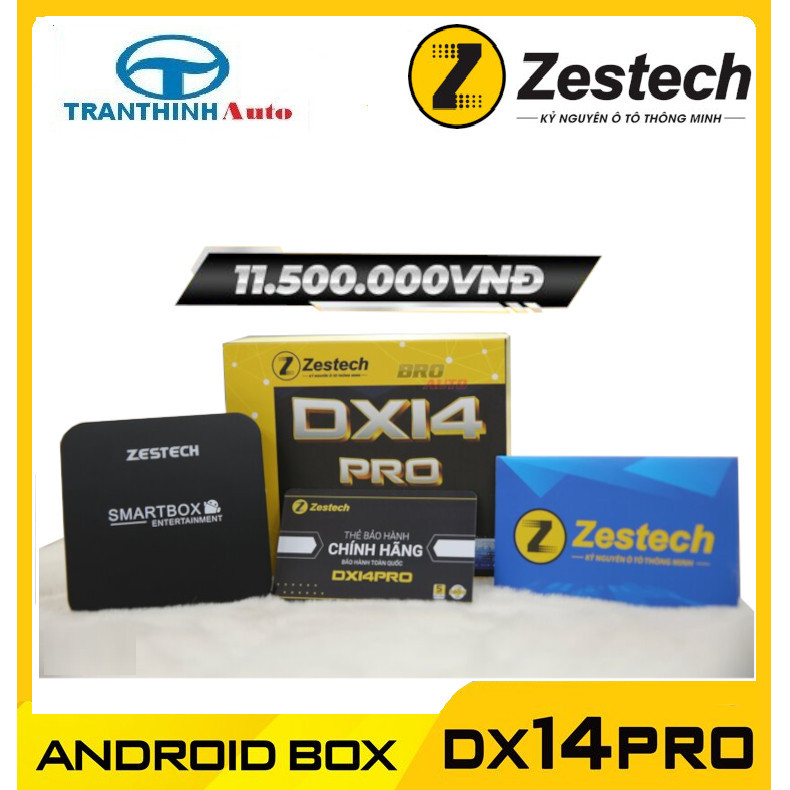 Android Box Zestech chính hãng DX14 Pro Biến Màn Hình Zin Theo Xe Thành Màn Hình Android.Tặng Vietmap S1 dành cho ô tô