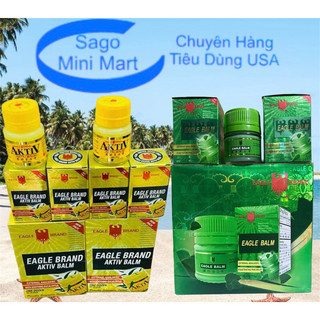 Dầu cù là xoa bóp giảm đau nhức hiệu con ó eagle brand eagle balm 19.8g - 40g