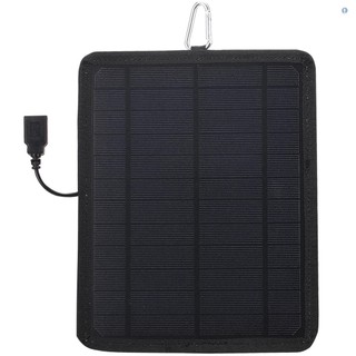 Bảng điều khiển năng lượng mặt trời 5.3W 6V Pin năng lượng mặt trời Silicon đơn tinh thể với USB Poat DIY Cắm trại chống nước Bảng điều khiển năng lượng mặt trời di động Tương thích với iPhone Power Bank Điện thoại di động