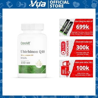 Viên uống ostrovit - ubichinon q10 vege - hỗ trợ năng lượng, tăng cường sức khỏe tim mạch, chính hãng