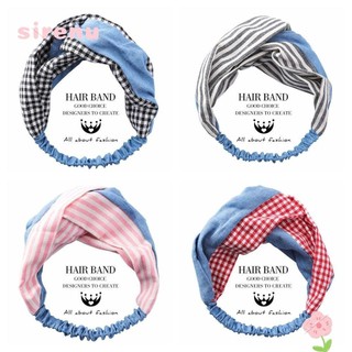 Sirenu Băng đô nữ phong cách Hàn Quốc Thắt nút Phụ kiện tóc Turban hoa