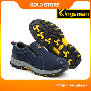 [Chính Hãng] Giày bảo hộ da lộn không dây Kingsman Aiden