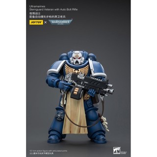 Ultramarines Sternguard Cựu chiến binh với súng trường bu lông tự động - Warhammer 40K Nhân vật hành động của JOYTOY