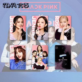Blackpink marsset 5 thẻ ảnh black pink với oreo rosé jisoo lisa jennie