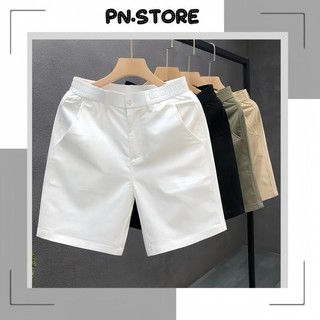 Quần short nam kaki gió pn.store cạp cúc pha chun from trẻ trung 0’1 menswear