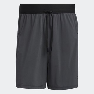 Adidas tập luyện quần short yoga dệt kim dọc nam xám gu6367