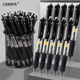 Ljmofa 12 Bút Bi Bộ 0.5mm Mực Đen Ký Bút Viết Văn Phòng Phẩm Đồ Dùng Học Tập Bút Bi