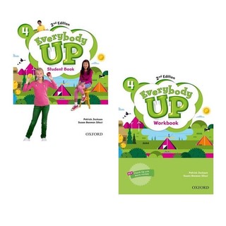 Sách - (Trọn Bộ 2 cuốn) Tiếng Anh- Everybody Up 4 - 2nd Edition (WB+SB)