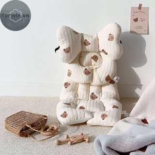 Forwin Mới Xe Đẩy Em Bé Đệm Thêu Đệm Ghế Ô Tô Cho Bé Miếng Lót Cotton Mùa Thu Đông Dày Cho Bé Miếng Lót Cotton Xe Đẩy Phụ Kiện vn
