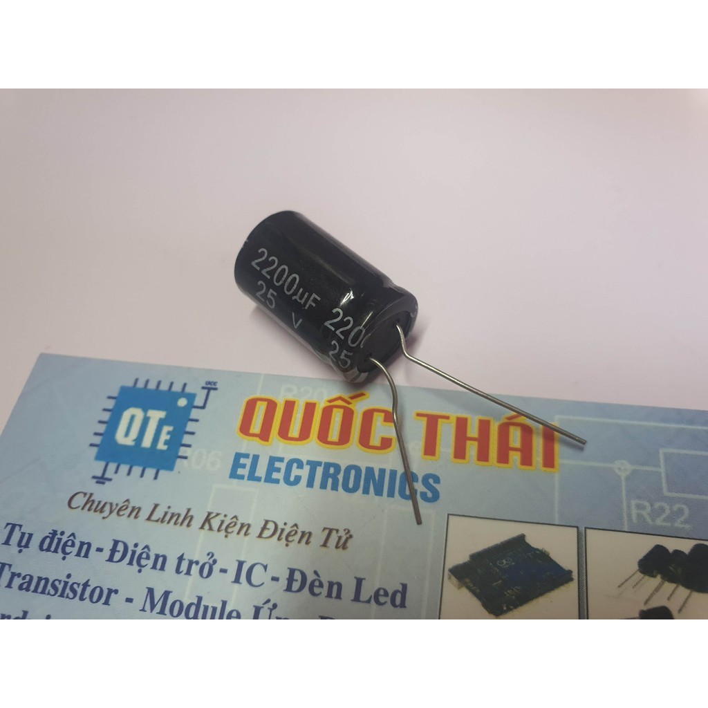 1 Cái Tụ 2200uF/25v