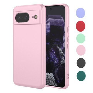 Ốp Điện Thoại Màu Trơn Cho Google Pixel 7A Pixel 7 Pro Vỏ TPU Mềm Chống Sốc Silicon Lỏng Bảo Vệ Toàn Diện Vỏ Điện Thoại Siêu Mỏng