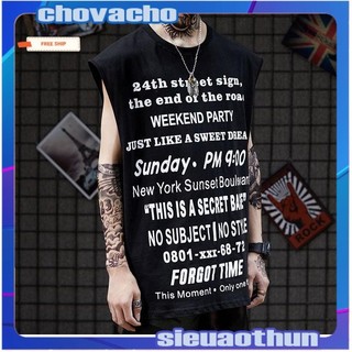 Áo thun Tanktop FORGOT TIME Unisex