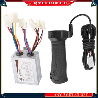 Hộp điều khiển tốc độ động cơ chổi than E-Bike 500W + Bộ điều khiển tốc độ động cơ + Bộ phận xe đạp điện tay ga