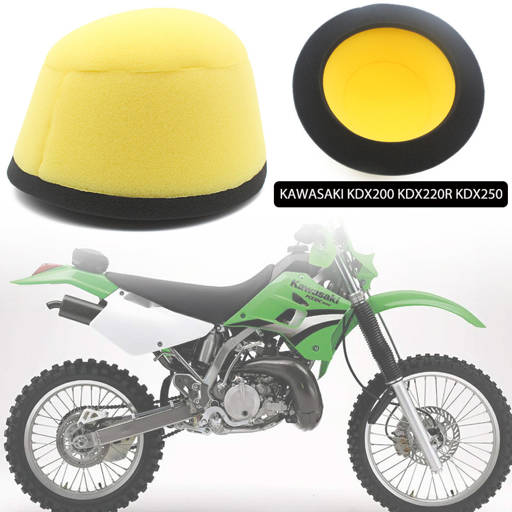 Bộ lọc bọt biển không khí xe máy cho Kawasaki KDX200 KDX220R KDX250 KLX250S KLX300R KX125 KX250 KX50