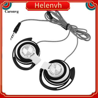 < Helenvh > Kẹp có dây cắm 35mm đa năng trên tai Tai nghe thể thao Tai nghe âm trầm nặng