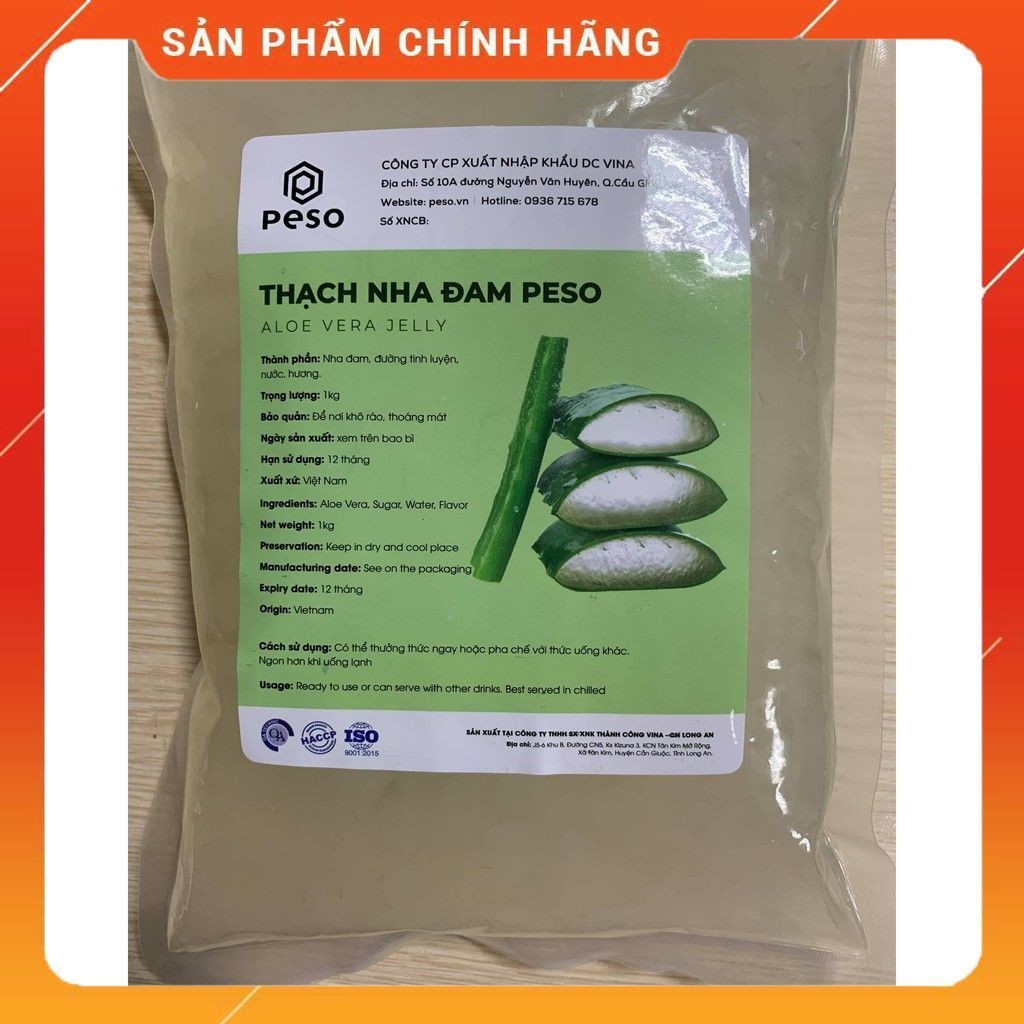 Nha đam Peso – gói 1kg