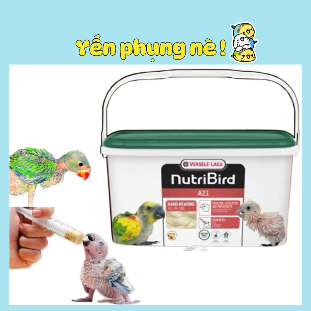 200Gr Bột NutriBird A21 giàu dinh dưỡng cho vẹt non - date mới.