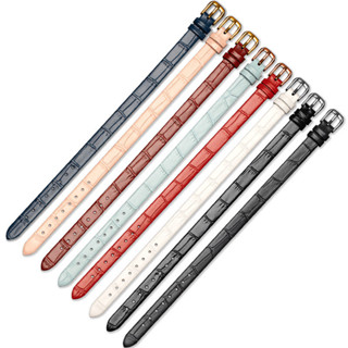 10mm Nhiều Màu Chính Hãng Da Nato Zulu Dây Đeo Đồng Hồ Nữ Phụ Kiện Đồng Hồ Mỏng Dây Đeo Đồng Hồ Dây Đeo Cổ Tay Có Khóa Pin Chất Lượng Cao