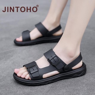 Jintoho Bán Xăng đan Nam Dép Thời Trang Màu Đen Chống Trơn Trượt Ngoài Trời Cho Nam Size Lớn 47