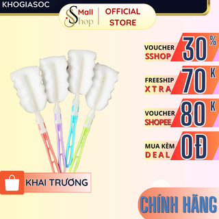 (Follow Nhận Voucher 10K) Cây rửa ly cọ rửa bình sữa bằng mút xốp cho ly bình giữ nhiệt, ấm siêu tốc - SSHOP OFFICIAL