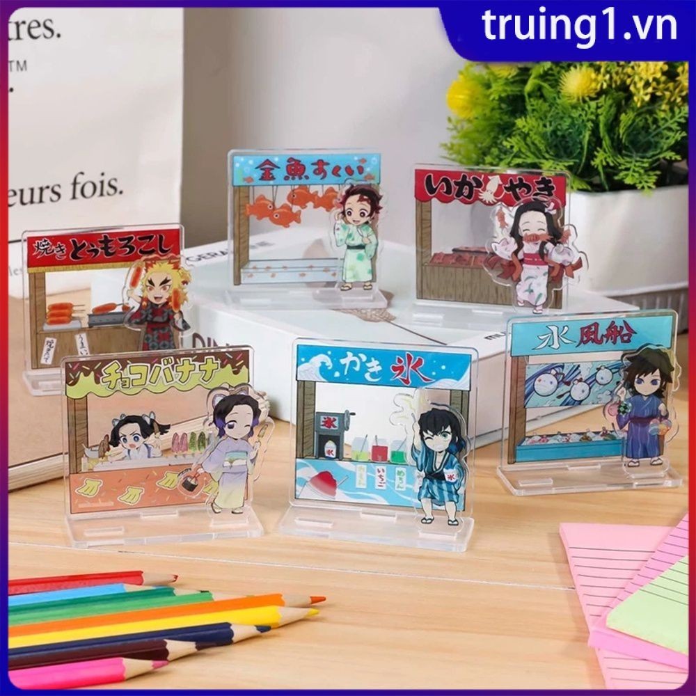 15 Loại Acrylic Anime Dễ Thương Demon Slayer Muichirou Mô Hình Nhân Vật Để Trang Trí Bàn Truing1